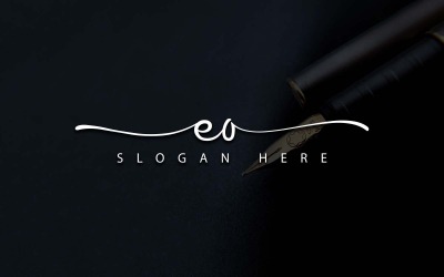 Kreativ fotografi EO Letter Logo Design