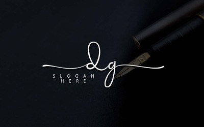 Kreatív fotózás DG Letter Logo Design