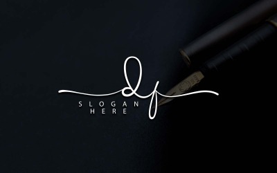 Kreatywna fotografia DF Letter Logo Design