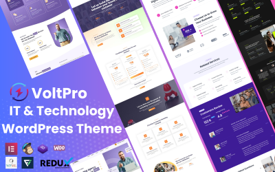 VoltPro — motyw WordPress dotyczący IT i technologii