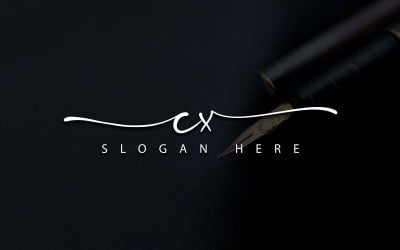 Yaratıcı Fotoğrafçılık CX Harf Logo Tasarımı