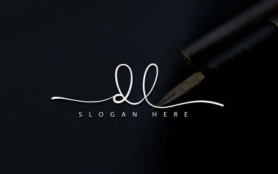 Yaratıcı Fotoğrafçılık DL Harf Logo Tasarımı