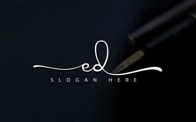 Yaratıcı Fotoğrafçılık ED Mektup Logo Tasarımı