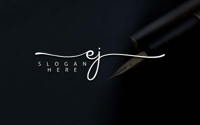 Yaratıcı Fotoğrafçılık EJ Harf Logo Tasarımı