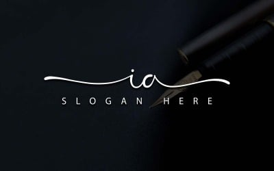 Creatieve fotografie IA brief logo ontwerp