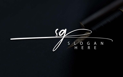 Creatieve fotografie SG brief Logo ontwerp