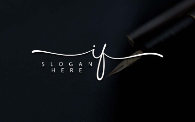 Дизайн логотипу креативної фотографії IF Letter