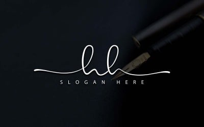 Kreatív fotózás HH Letter Logo Design