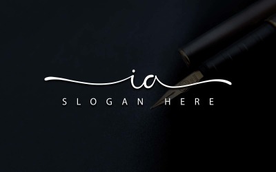 Kreatív fotózás IA Letter Logo Design