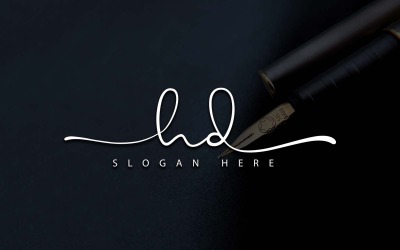 Kreatywna fotografia HD Letter Logo Design