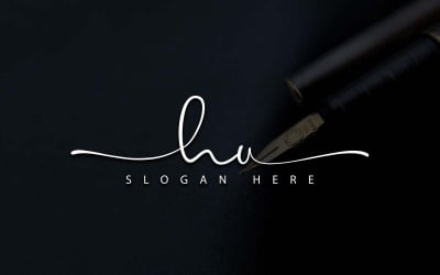 Kreatywna fotografia HU List Logo Design