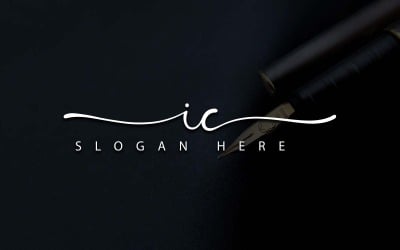 Yaratıcı Fotoğrafçılık IC Harf Logo Tasarımı