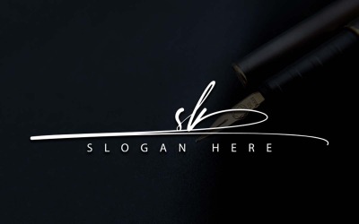 Yaratıcı Fotoğrafçılık SK Mektup Logo Tasarımı