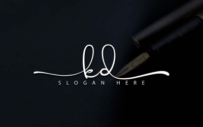 Creatieve fotografie KD brief Logo ontwerp