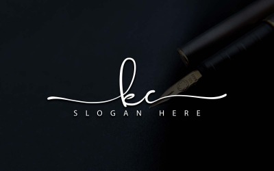 Creative Photography KC Letter Logo Design