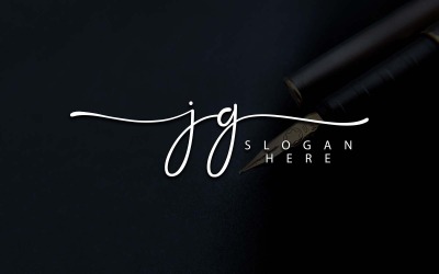 Fotografia creativa JG Letter Logo Design