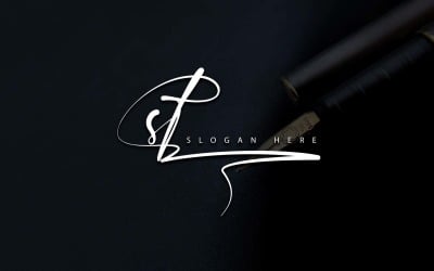 Fotografia creativa ST Lettera Logo Design