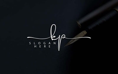 Kreatív fotózás KP Letter Logo Design