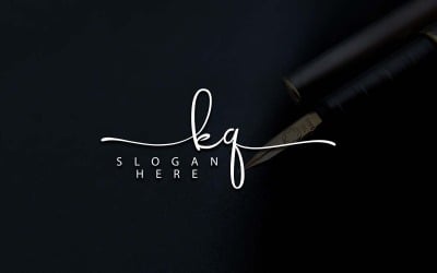 Kreatív fotózás KQ Letter Logo Design