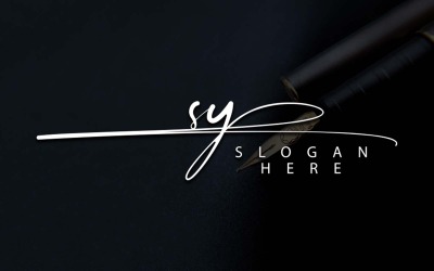Kreatív fotózás SY Letter Logo Design