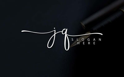 Креативная фотография Дизайн логотипа JQ Letter