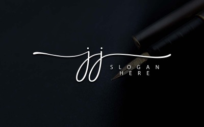 Kreatywna fotografia JJ Letter Logo Design