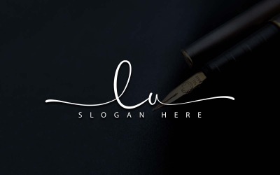 Fotografia creativa LU Lettera Logo Design