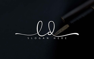 Kreatív fotózás LD Letter Logo Design