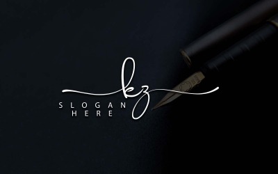 Kreative Fotografie KZ Letter Logo Design