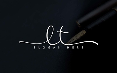 Креативная фотография Дизайн логотипа буквы LT