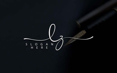 Kreativní fotografie LZ Letter Logo Design