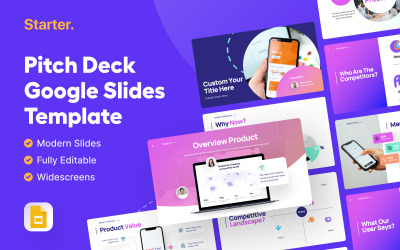 Starter - Pitch Deck Google Slides-sjabloon