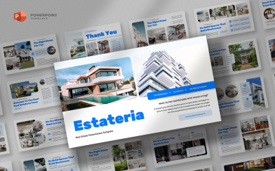 Estateria - Modèle Powerpoint immobilier
