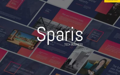 Sparis - 科技业务PowerPoint模板