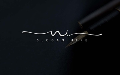 Creative Photography NI Letter Logo Design