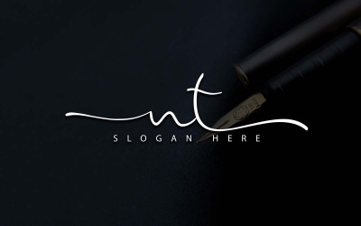 Creative Photography NT Letter Logo Design