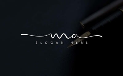 Дизайн логотипу творчої фотографії MA Letter