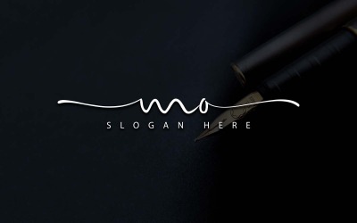 Fotografia creativa MO Lettera Logo Design