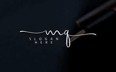 Fotografia creativa MQ Letter Logo Design