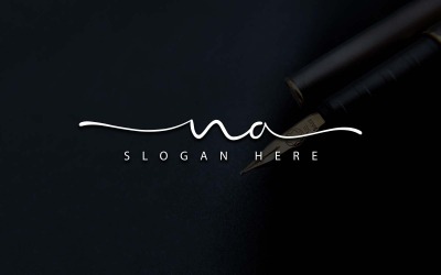 Fotografia creativa NA Letter Logo Design