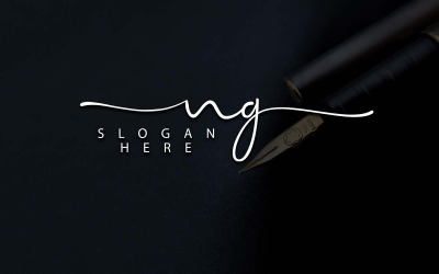 Fotografia creativa NG Letter Logo Design