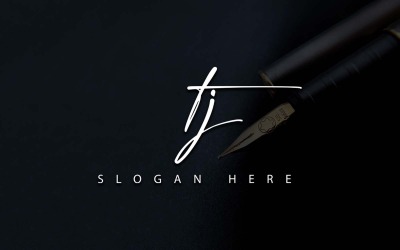 Fotografia creativa TJ Letter Logo Design