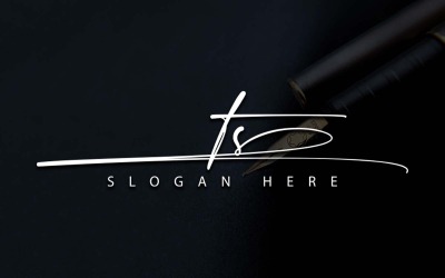 Fotografia creativa TS Letter Logo Design