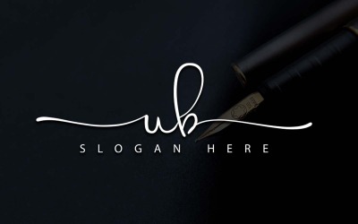 Fotografia creativa UB Letter Logo Design