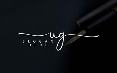 Креативная фотография Дизайн логотипа UG Letter