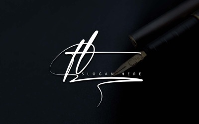 Kreatywna fotografia TL Letter Logo Design