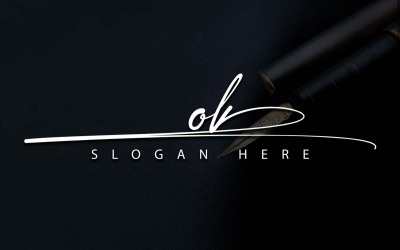 Creative Photography OK Letter Logo Design