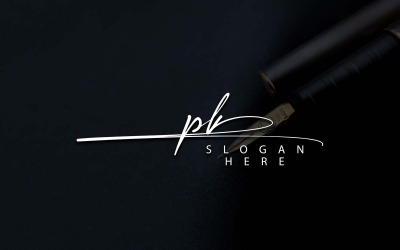 Creative Photography PK Letter Logo Design