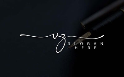 Creative Photography VZ Letter Logo Design