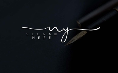 Fotografia creativa NY Letter Logo Design